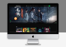 原创DarkFlix暗黑风苹果CMSV10影视模板免费下载，自适应手机端
